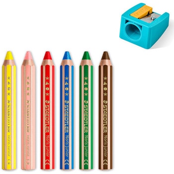 ノリス ジュニア 色えんぴつ 6色セット ステッドラー