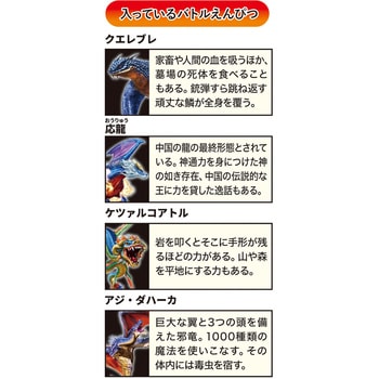 最強王図鑑バトル鉛筆&キャップ(DC) 学研ステイフル