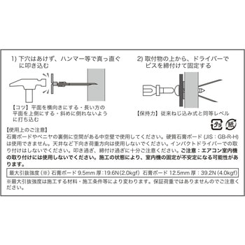 バッチリボードアンカー打ち込み型 100本入 トライアルコーポレーション