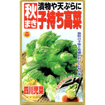 【種 たね タネ】漬物や天ぷらに 秋まき 子持ち高菜 アタリヤ農園
