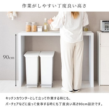 カウンターテーブル 幅120 奥行40 高さ90cm Galant (ガラン) ミヤタケ(宮武製作所)