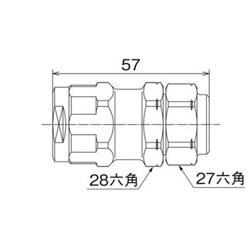 WJ36型 フレキ管変換継手 オンダ製作所