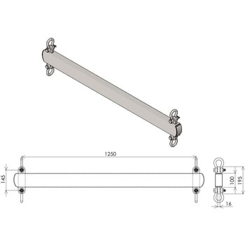 吊りテンビン 1.5ton FSC藤原産業