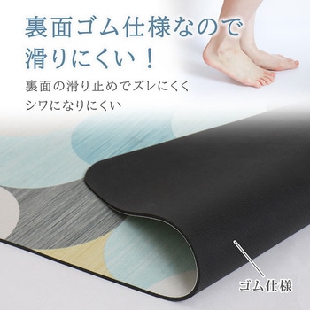 珪藻土入りソフトバスマット 北欧柄 アストロ