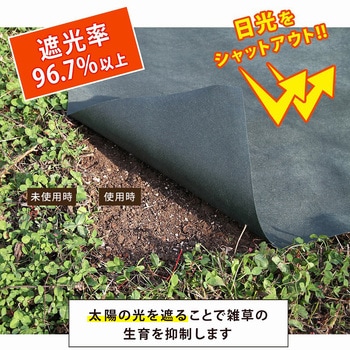 防草シート グリーン 1*10m 80 アストロ