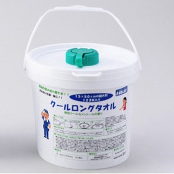 IVL クールロングタオル 容器入 123枚 I-VALUE