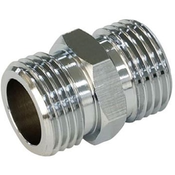 IVL-N13G フレキ用平行ニップル 黄銅 I-VALUE