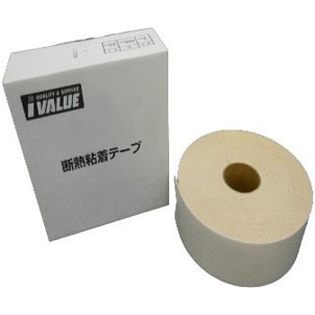 IVL-DNTP-10020 断熱粘着テープ/バームテープ【アイボリー・100mmX20m】 I-VALUE