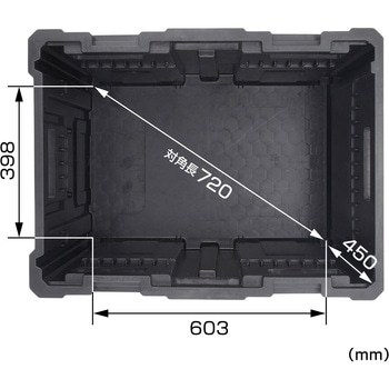 セフツールバスケット ダブル(大型) 連結機能搭載 セフボックス・セフ台車シリーズ タジマツール(TJMデザイン)