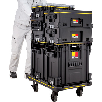 セフツールバスケット ダブル(大型) 連結機能搭載 セフボックス・セフ台車シリーズ タジマツール(TJMデザイン)