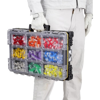 セフパーツボックス(透明トップカバー) 連結機能搭載 セフボックス・セフ台車シリーズ タジマツール(TJMデザイン)