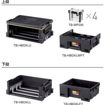 セフ引出しボックスL(スライドレール) 連結機能搭載 セフボックス・セフ台車シリーズ タジマツール(TJMデザイン)