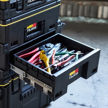 セフ引出しボックスL(スライドレール) 連結機能搭載 セフボックス・セフ台車シリーズ タジマツール(TJMデザイン)