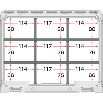 セフボックスシリーズ 仕切りセット タジマツール(TJMデザイン)
