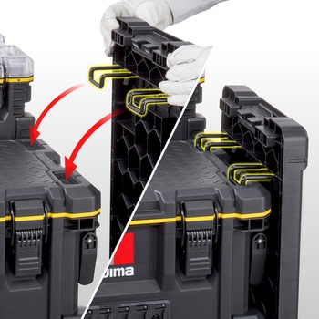 セフボックス用 リブ付ワークトップ 連結機能搭載 セフボックス・セフ台車シリーズ タジマツール(TJMデザイン)
