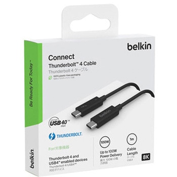 CONNECT Thunderbolt 4 ケーブル Passive 1m BELKIN(ベルキン)