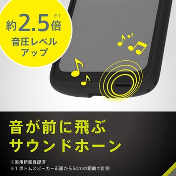 AQUOS wish5 [LIGHT SHIELD] 衝撃吸収 ハイブリッドケース ブラック トリニティ