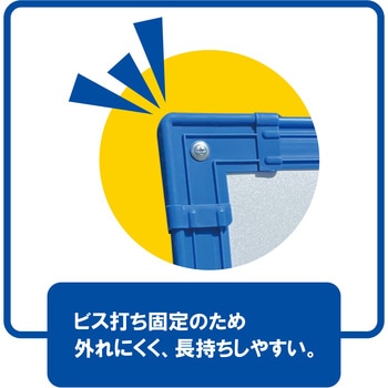 スリム看板 黄蛍光プリズム反射 KBガード付 ブラスト興業