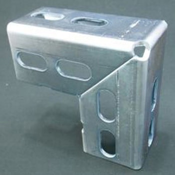 イージー用接続金具 EZJOINT-1-UC NO．1 コーナー金具 ユニクロメッキ - I-VALUE
