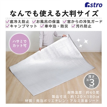 防寒シート 120x180cm アストロ