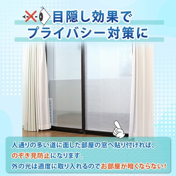 水で貼れる! 窓用フィルム アストロ