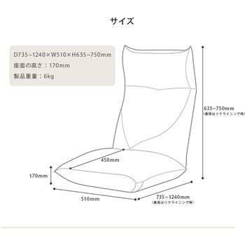 ヘッドリクライニング座椅子 NECK セルタン