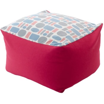 A601a-632RED/673BRK �l���_���ɂ���\�t�@ QUBE �Z���^�� �u���b�N�~���[�Y�s���N�F ����37.5cm��72.5cm���s��69.5cm 59138251