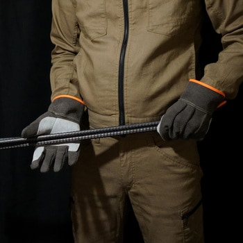 合成皮革手袋 カワテック 外縫い 牛床アテ付 - ACE GLOVE(エースグローブ)