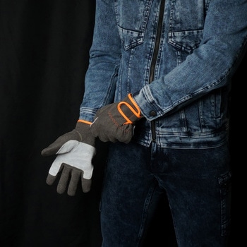 合成皮革手袋 カワテック マジック 牛床アテ付 - ACE GLOVE(エースグローブ)