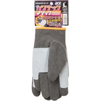 合成皮革手袋 カワテック マジック 牛床アテ付 - ACE GLOVE(エースグローブ)