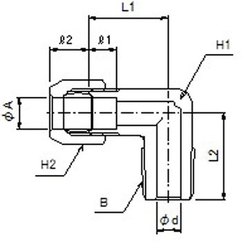 リング式銅管継手(計装用) ユニオンエルボ - 群協製作所