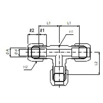 リング式銅管継手(計装用) チーズユニオン 群協製作所