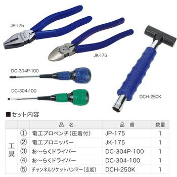 新人工具5点セット DENSAN(デンサン/ジェフコム)