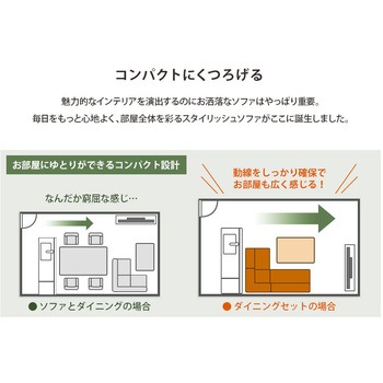 ダイニングソファ August セルタン