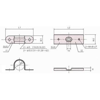 SUSサドルベース タチバナ