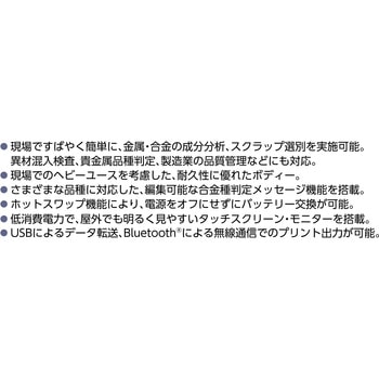ハンドヘルド蛍光X線分析計”DELTA Element” - Evident(エビデント)