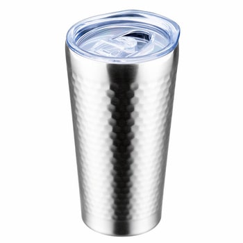 Wステンレス 真空タンブラー(槌目ミラー仕上げ) ヒロショウ