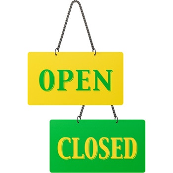 カラフル OPEN/CLOSED 光