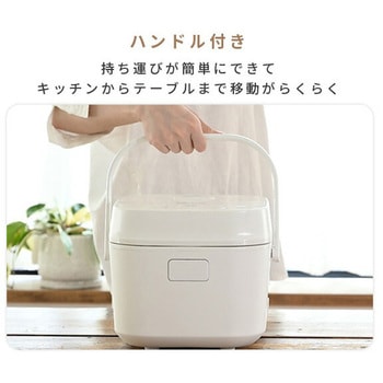 炊飯器 3合 5.5合 マイコン式炊飯器 3合炊き 5.5合炊き 一人暮らし マイコン炊飯器 低温調理 温度調理 YAMAZEN(山善)