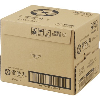低温製法米のおいしいごはん 山形県産雪若丸150g×3P(ケース) アイリスオーヤマ