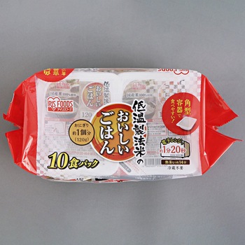 低温製法米のおいしいごはん 国産米100%  120g×10P (ケース) アイリスオーヤマ