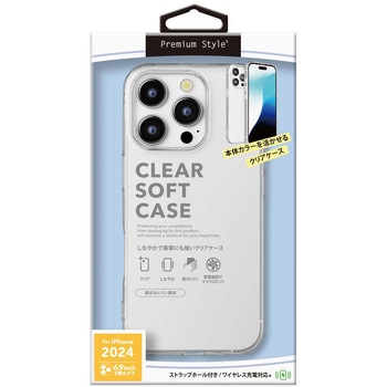iPhone 16 Pro Max用 クリアソフトケース [クリア] PGA