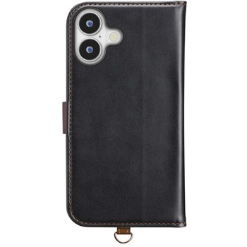 iPhone 16 Plus用 フリップカバー [ブラック] PGA