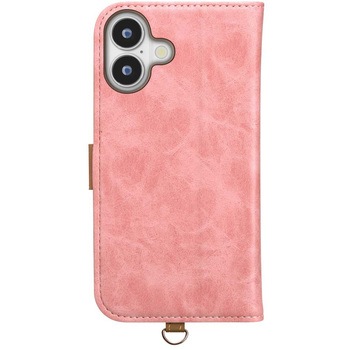 iPhone 16 Plus用 フリップカバー [ダスティピンク] - PGA
