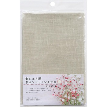 刺しゅう用リネンコットンクロス 日本紐釦貿易