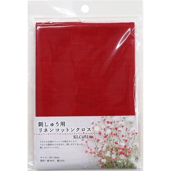 刺しゅう用リネンコットンクロス 日本紐釦貿易