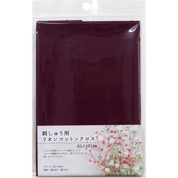 刺しゅう用リネンコットンクロス 日本紐釦貿易