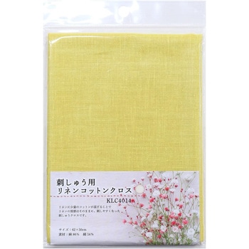 刺しゅう用リネンコットンクロス 日本紐釦貿易