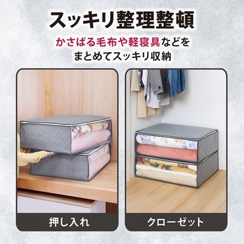 珪藻土入り消臭毛布保存袋2枚組 アストロ