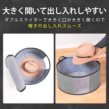 活性炭帽子収納袋 アストロ